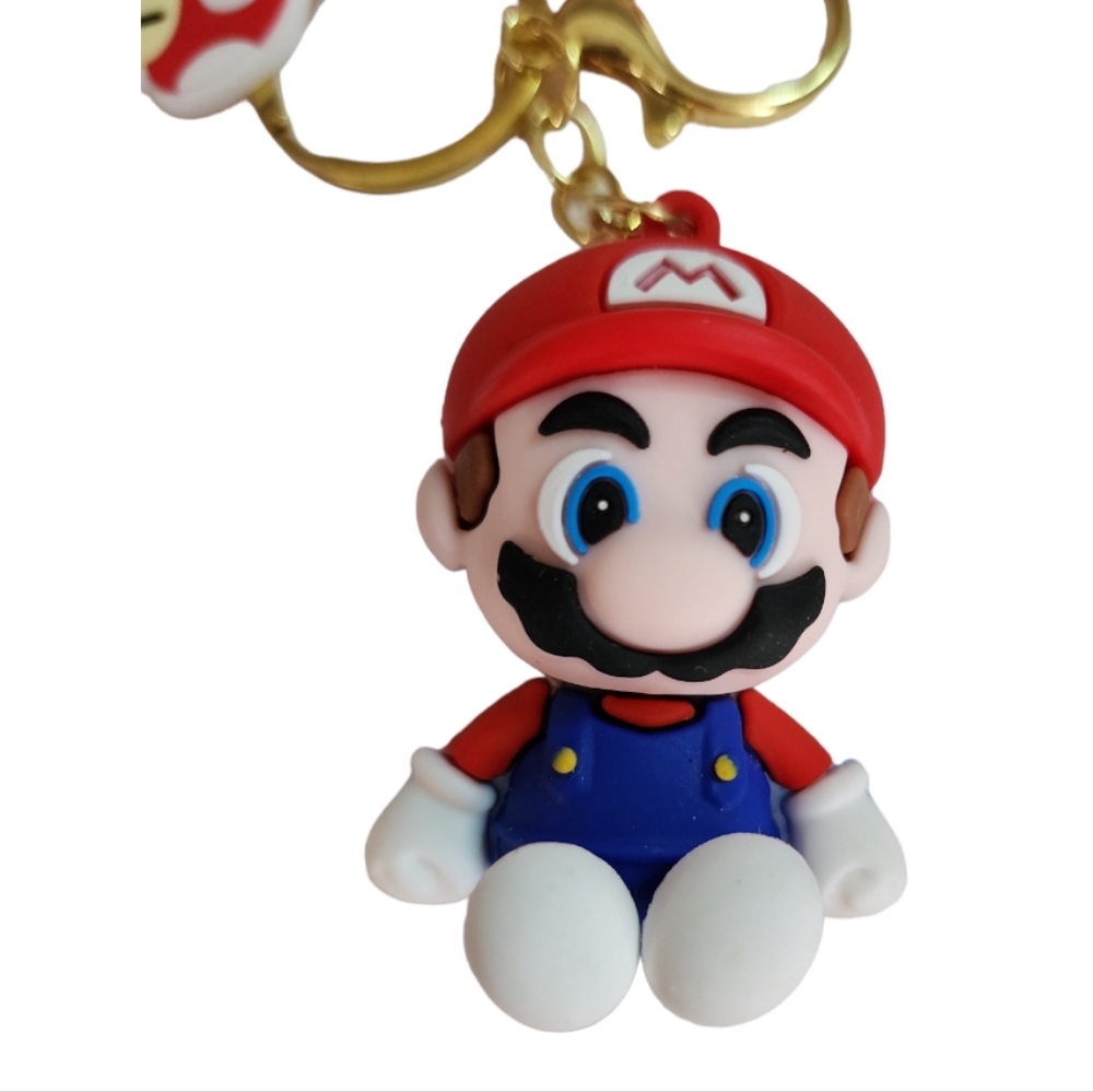 Mario 3D Keychain Red Wrist Strap - Picture 2 of 2